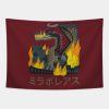 Monster Hunter World Iceborne Fatalis Kanji Icon Tapestry Official Monster Hunter Merch