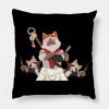 Monster Hunter World Meowscular Chef Throw Pillow Official Monster Hunter Merch