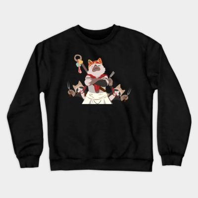 Monster Hunter World Meowscular Chef Crewneck Sweatshirt Official Monster Hunter Merch