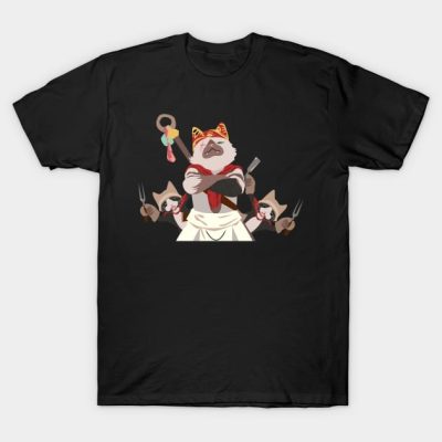 Monster Hunter World Meowscular Chef T-Shirt Official Monster Hunter Merch