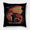 Rathalos Throw Pillow Official Monster Hunter Merch