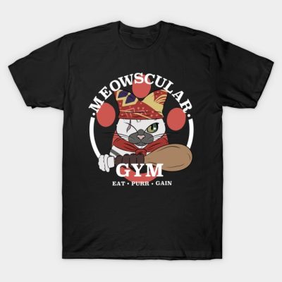 Meowscular Gym T-Shirt Official Monster Hunter Merch