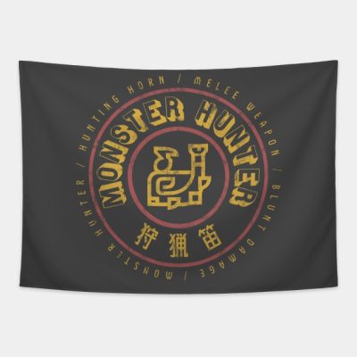 Monster Hunter Hunting Horn Tapestry Official Monster Hunter Merch