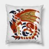 Rathalos Icon Monster Hunter World Throw Pillow Official Monster Hunter Merch