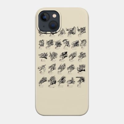 Monsterpedia Phone Case Official Monster Hunter Merch