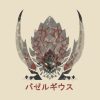 Monster Hunter World Bazelgeuse Kanji Icon Throw Pillow Official Monster Hunter Merch