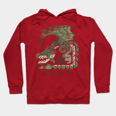 Monster Hunter World Rathian Kanji Icon Hoodie Official Monster Hunter Merch