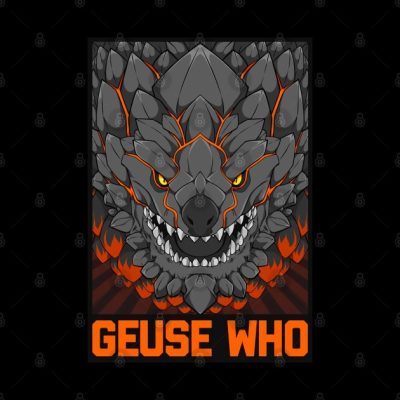 Monster Hunter Geuse Who Throw Pillow Official Monster Hunter Merch