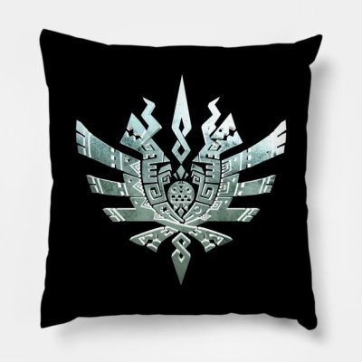 Monster Hunter Symbol Throw Pillow Official Monster Hunter Merch