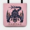 Monster Hunter World Iceborne Nargacuga Kanji Icon Tote Official Monster Hunter Merch