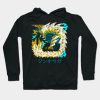 Monster Hunter World Iceborne Zinogre Kanji Hoodie Official Monster Hunter Merch