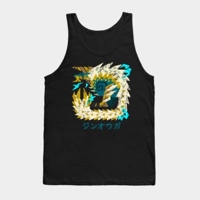 Monster Hunter World Iceborne Zinogre Kanji Tank Top Official Monster Hunter Merch