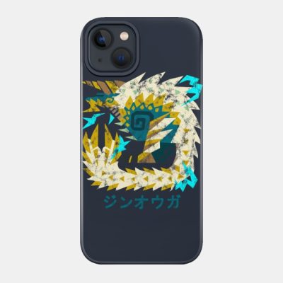 Monster Hunter World Iceborne Zinogre Kanji Phone Case Official Monster Hunter Merch