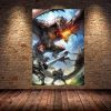 5D Diamond Painting Decoration Painting of MONSTER HUNTER WORLD Diamond Mosaic Game Painting Art Cross Stitch 10 - Monster Hunter Merchandise