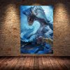 5D Diamond Painting Decoration Painting of MONSTER HUNTER WORLD Diamond Mosaic Game Painting Art Cross Stitch 9 - Monster Hunter Merchandise