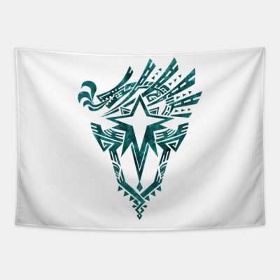 Monster Hunter World Iceborne Logo Galaxy Design Tapestry Official Monster Hunter Merch