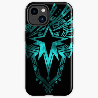 Monster Hunter World: Iceborne - Logo (Galaxy Design) Black Background Iphone Case Official Monster Hunter Merch