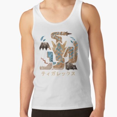 Monster Hunter World Iceborne Tigrex Kanji Icon Tank Top Official Monster Hunter Merch