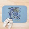 Monster Hunter World Azure Rathalos Kanji Icon Bath Mat Official Monster Hunter Merch