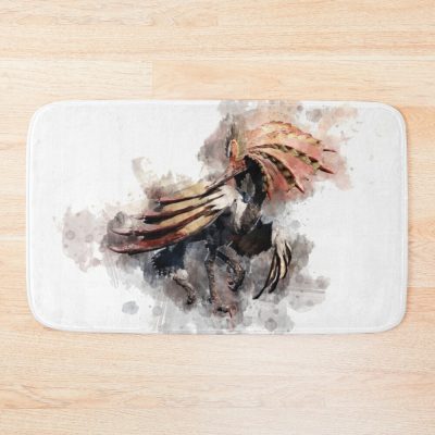 Monster Hunter Rise - Aknosom *Watercolor* Bath Mat Official Monster Hunter Merch