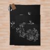 Monster Hunter World - Logo (Chrome Design) Throw Blanket Official Monster Hunter Merch