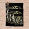 Diablos Monster Hunter Throw Blanket Official Monster Hunter Merch