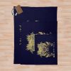 Monster Hunter World Iceborne Furious Rajang Kanji Throw Blanket Official Monster Hunter Merch