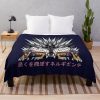 Monster Hunter World Iceborne Ruiner Nergigante Kanji Throw Blanket Official Monster Hunter Merch