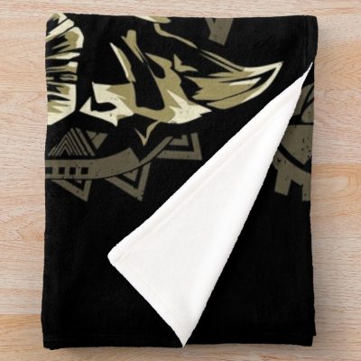 Diablos Monster Hunter Throw Blanket Official Monster Hunter Merch