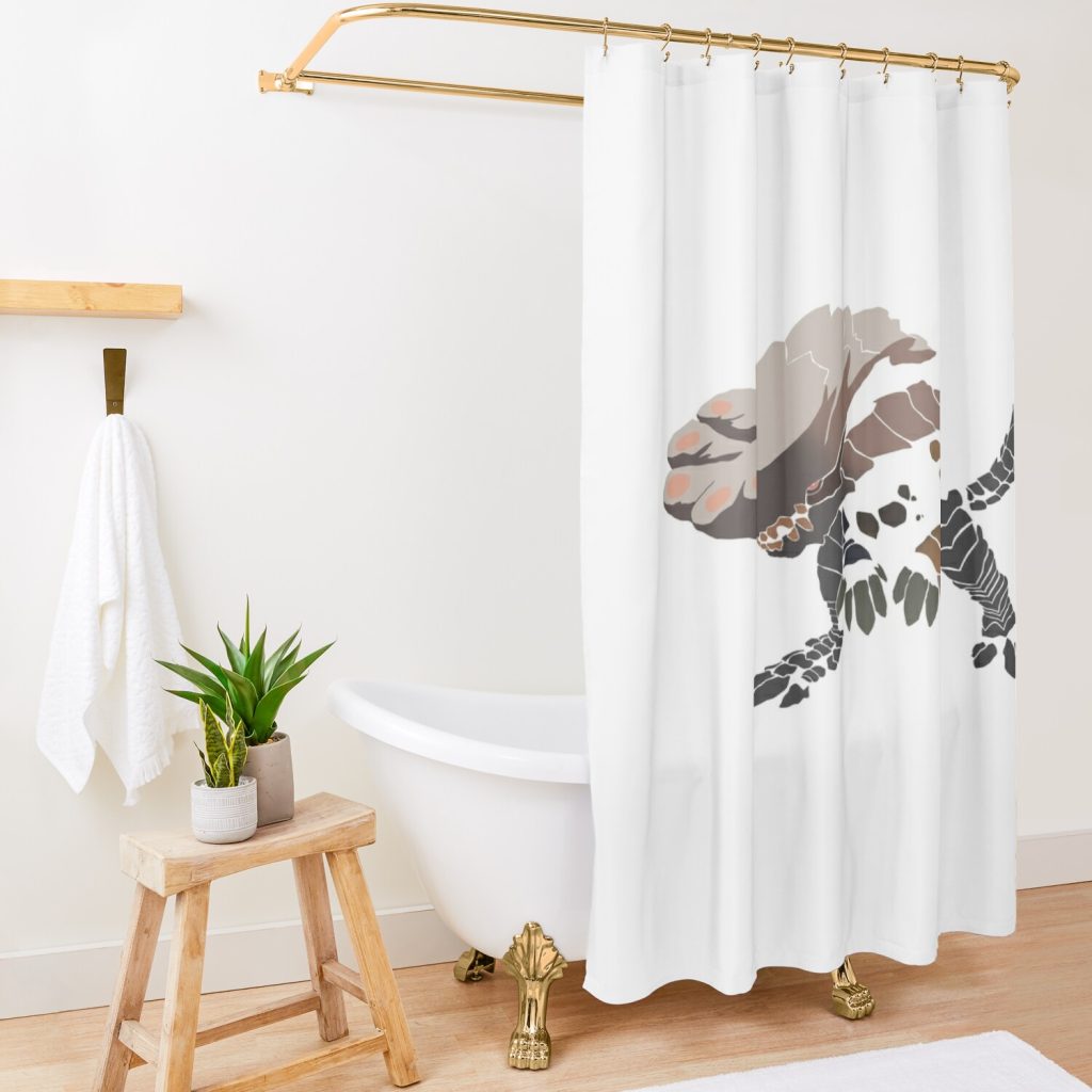 Barroth (Monster Hunter) Shower Curtain Official Monster Hunter Merch