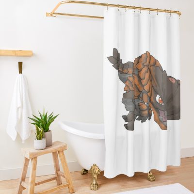 Monster Hunter Shower Curtain Official Monster Hunter Merch