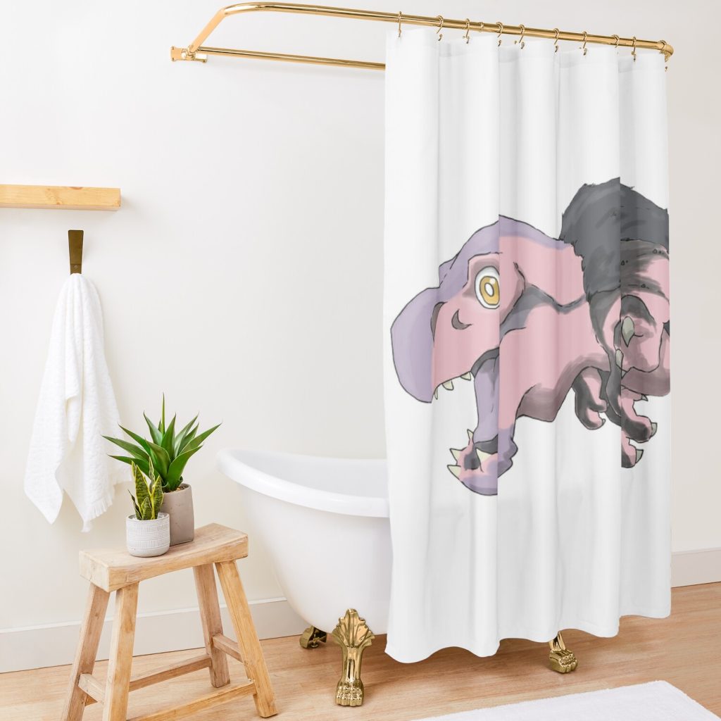 Monster Hunter Shower Curtain Official Monster Hunter Merch