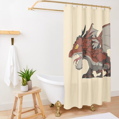 Monster Hunter Shower Curtain Official Monster Hunter Merch