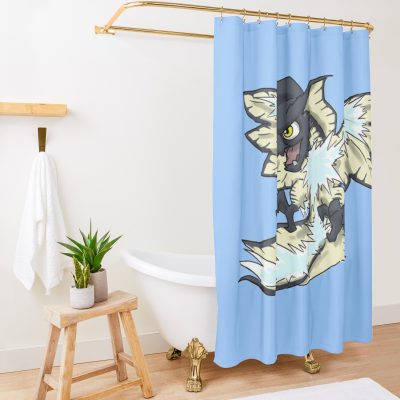 Monster Hunter Shower Curtain Official Monster Hunter Merch