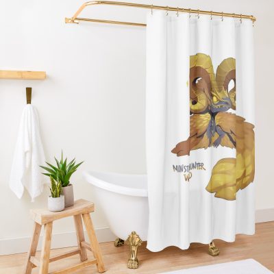 Monster Hunter Shower Curtain Official Monster Hunter Merch