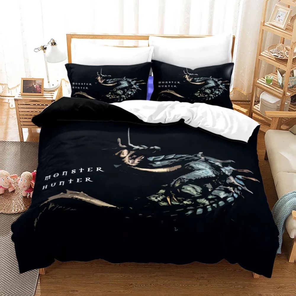 Monster Hunter On Trend Duvet Cover Quilt Cover Pillowcase Bedding Set