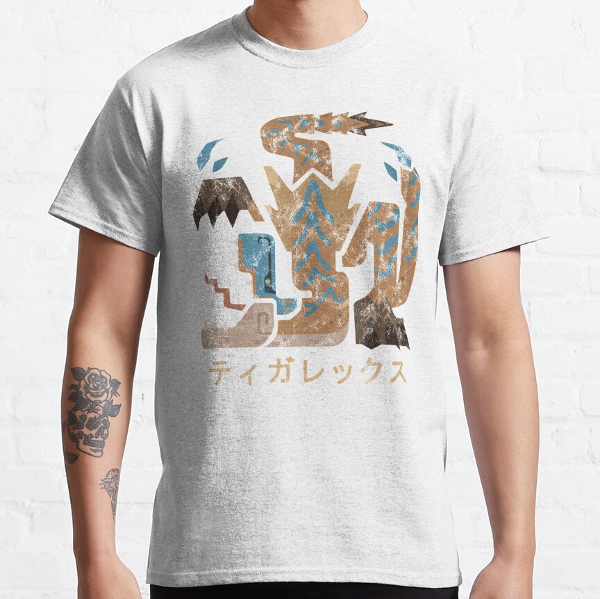 Monster Hunter World Iceborne Tigrex Kanji Icon T-Shirt